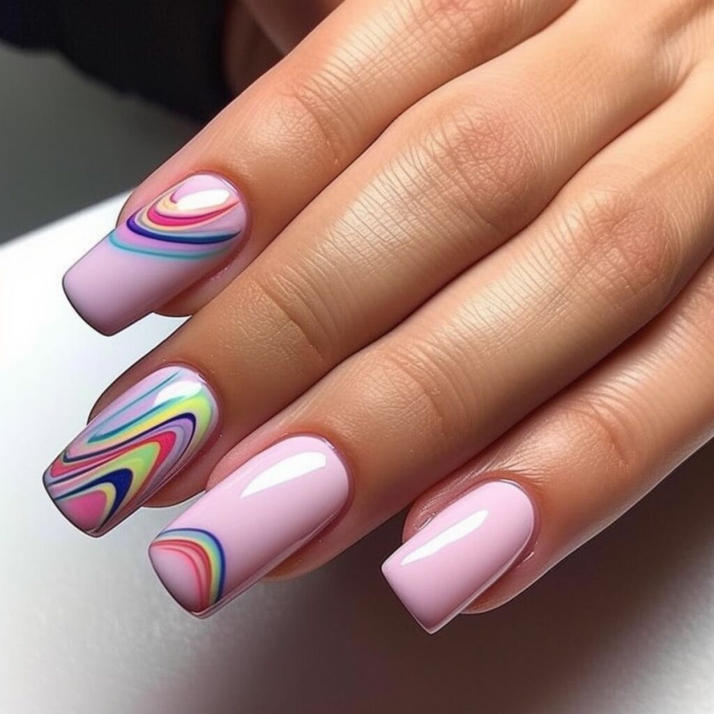 abstract nails