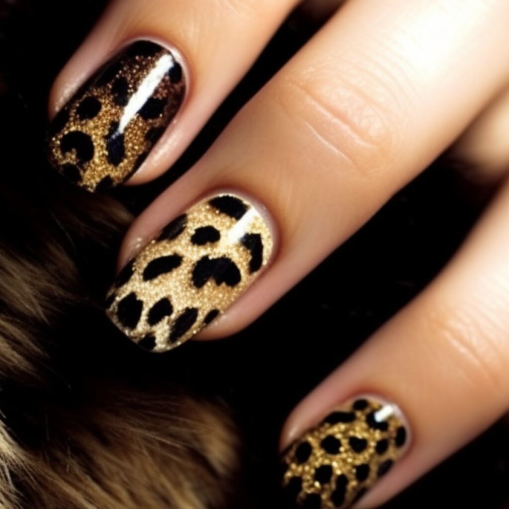 nail designs animal print