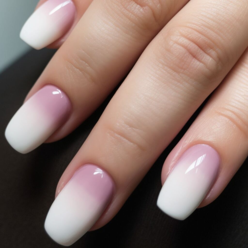 nail designs french ombre