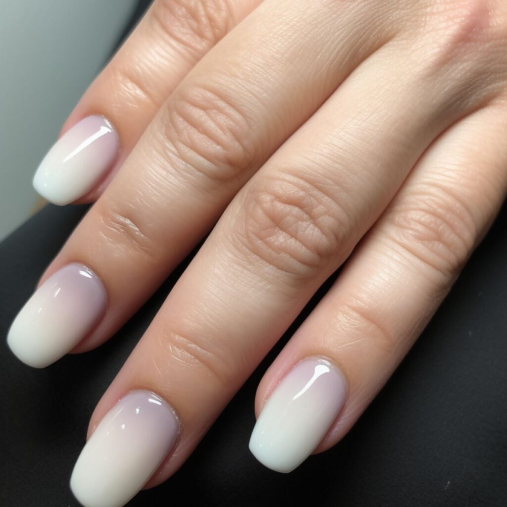 nail designs french ombre