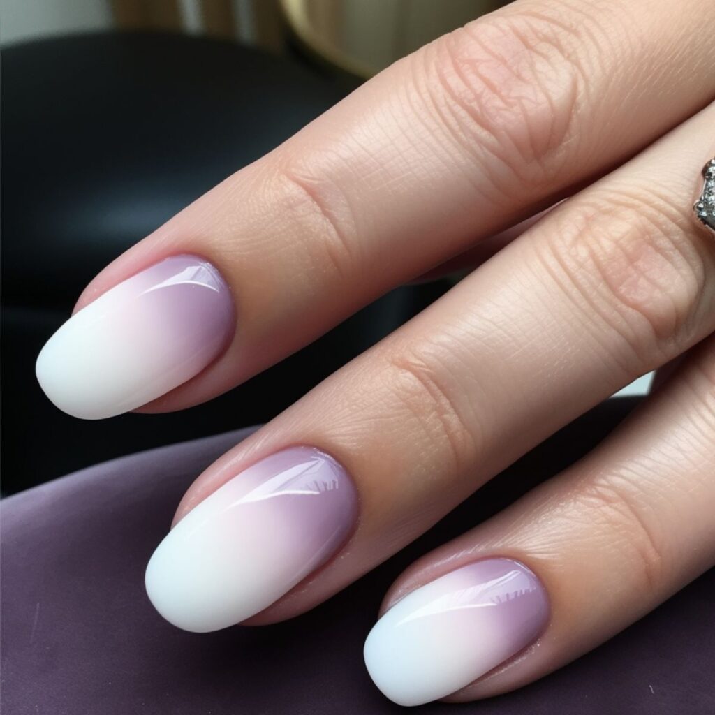 nail designs french ombre