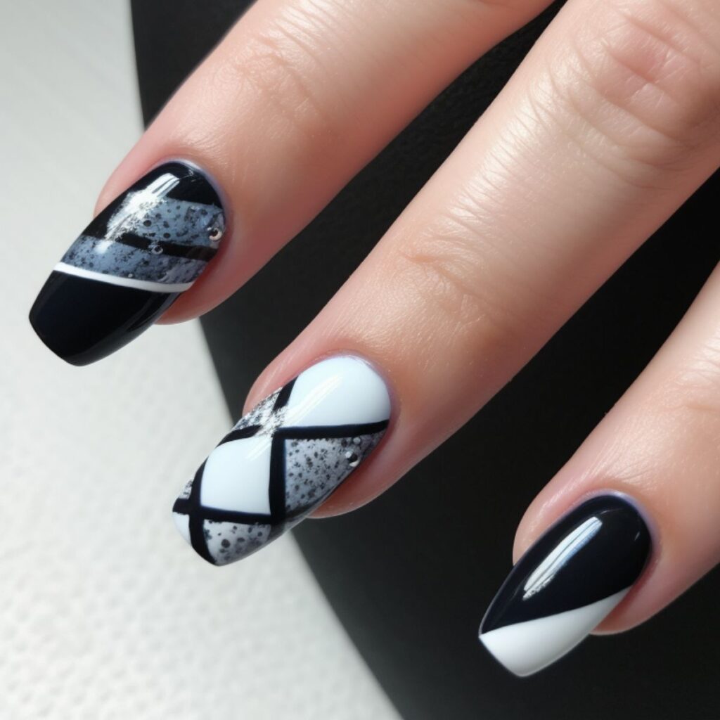 nail designs geometric