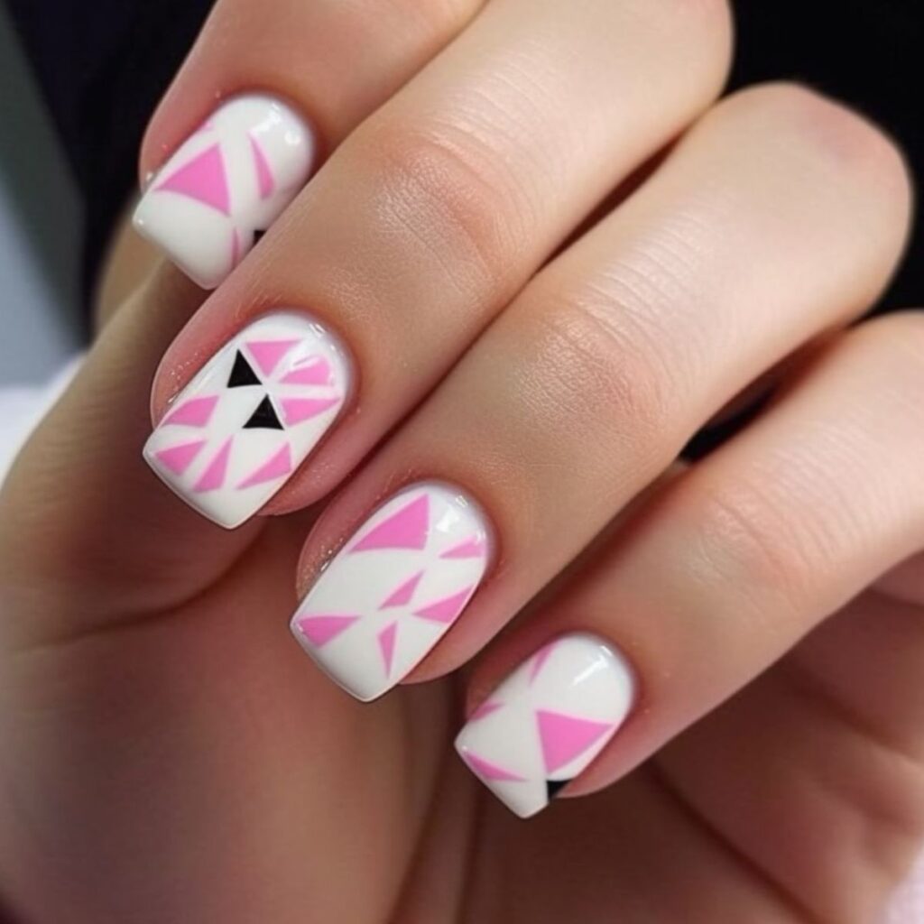 nail designs geometric