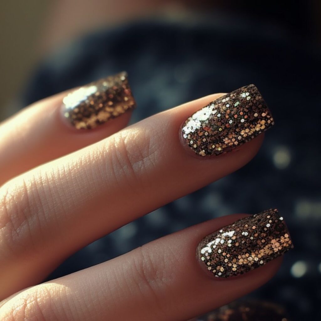 nail designs glitter