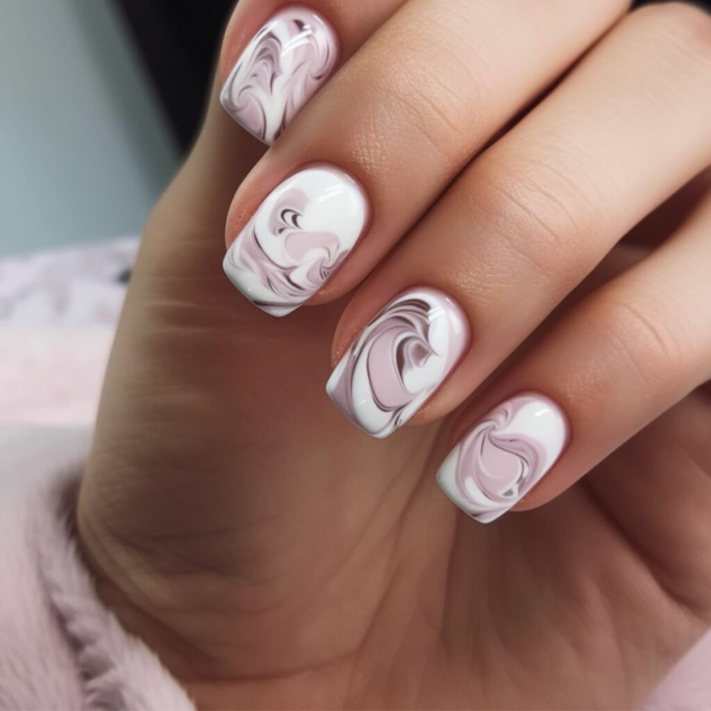 marble nail designs