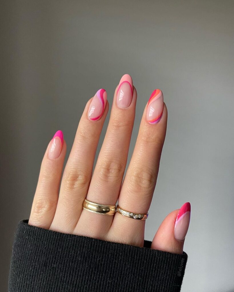 french tip nails