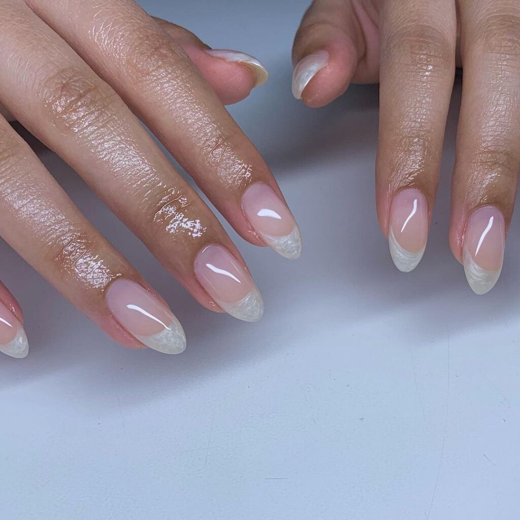 french tip nails