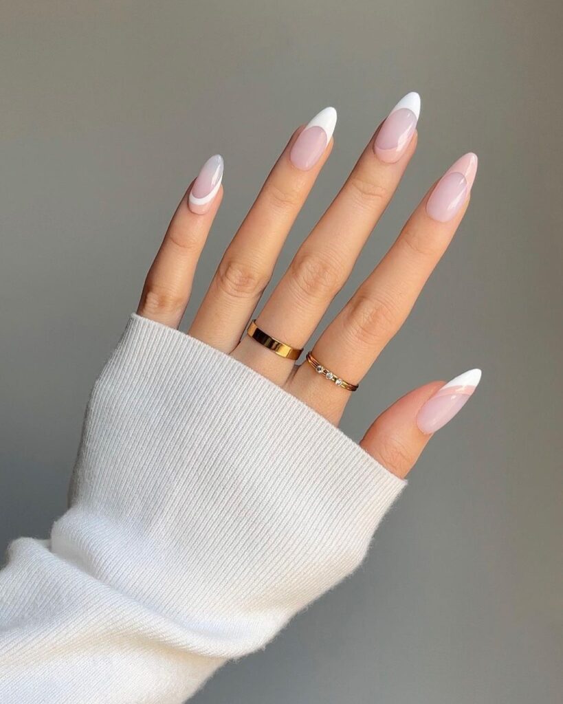 french tip nails