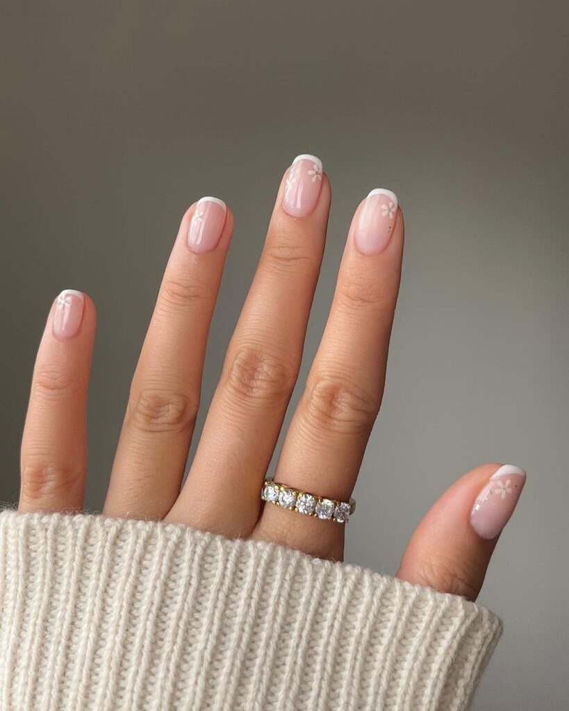 french tip nails