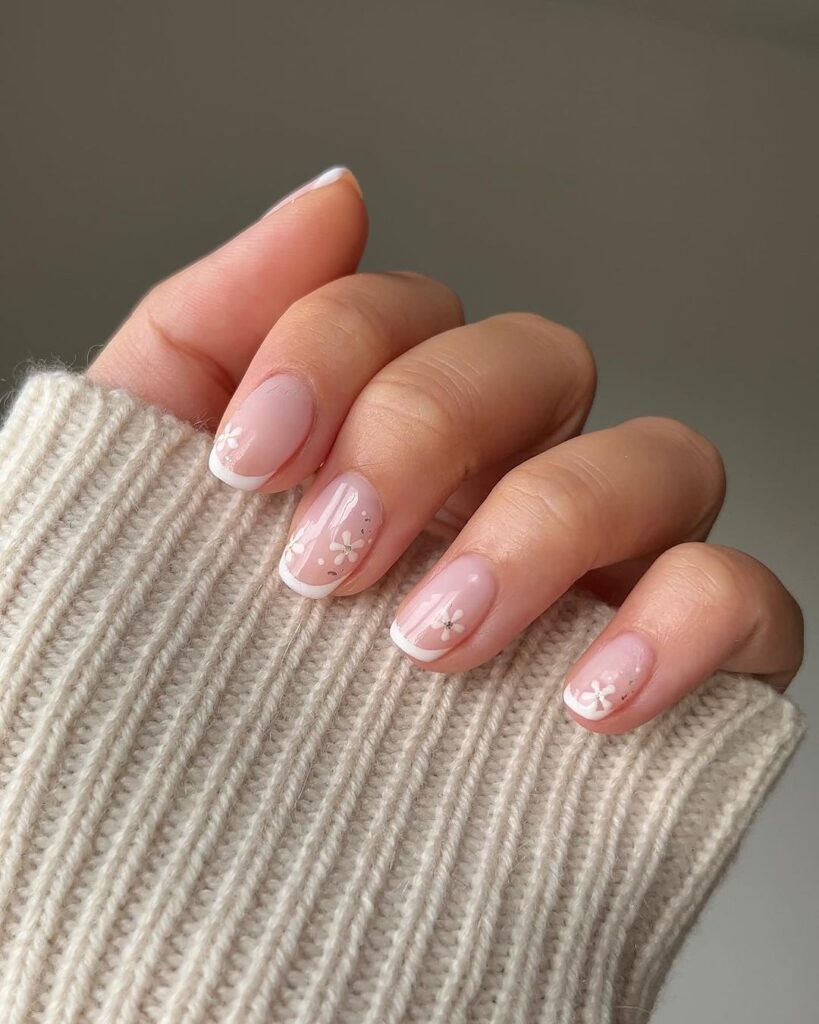 french tip nails