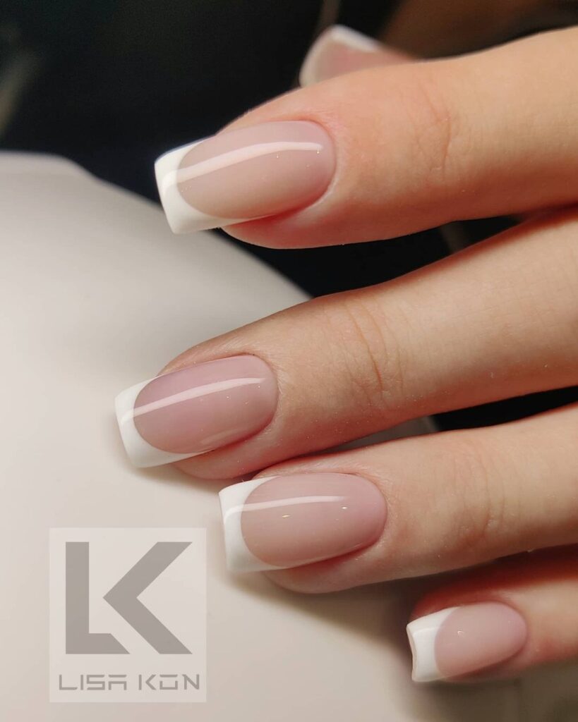 french tip nails