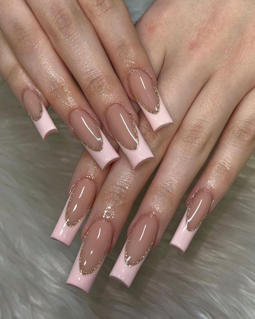 french tip nails