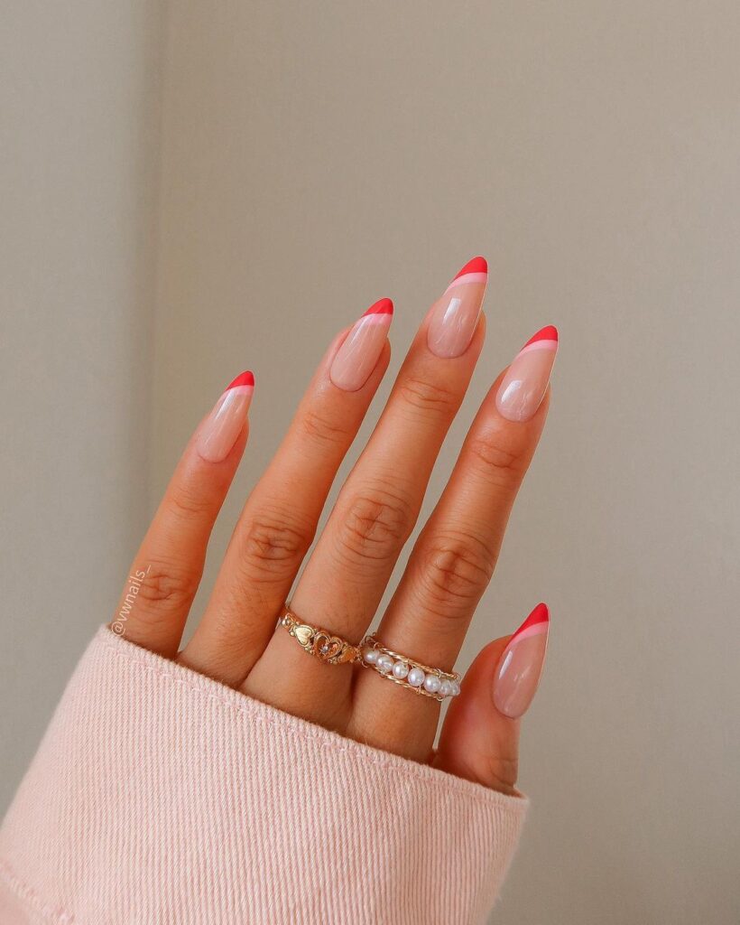 french tip nails