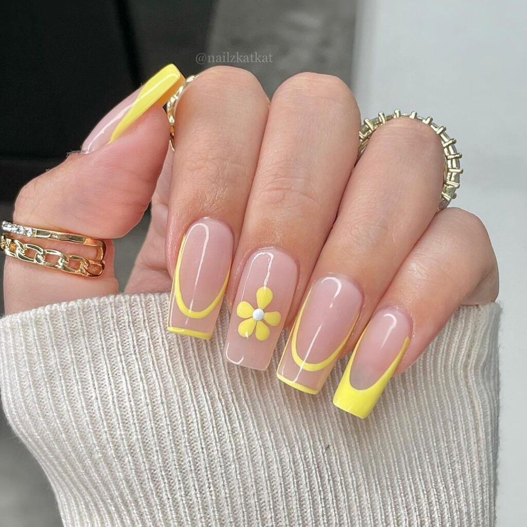 french tip nails