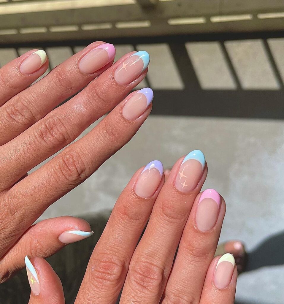 french tip nails