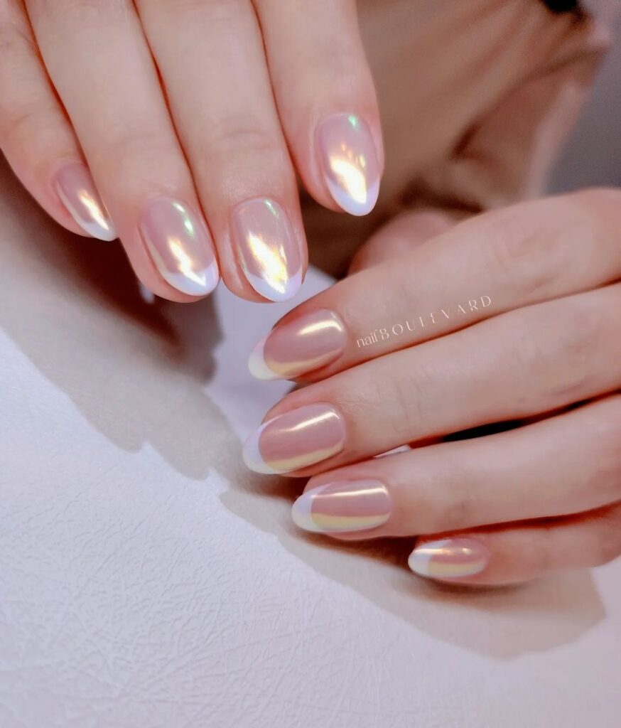 french tip nails